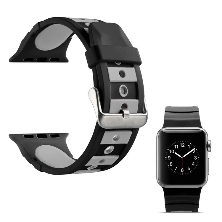 Superflot Apple Watch Series 4 40mm Silikone Rem - Flerfarvet#serie_7