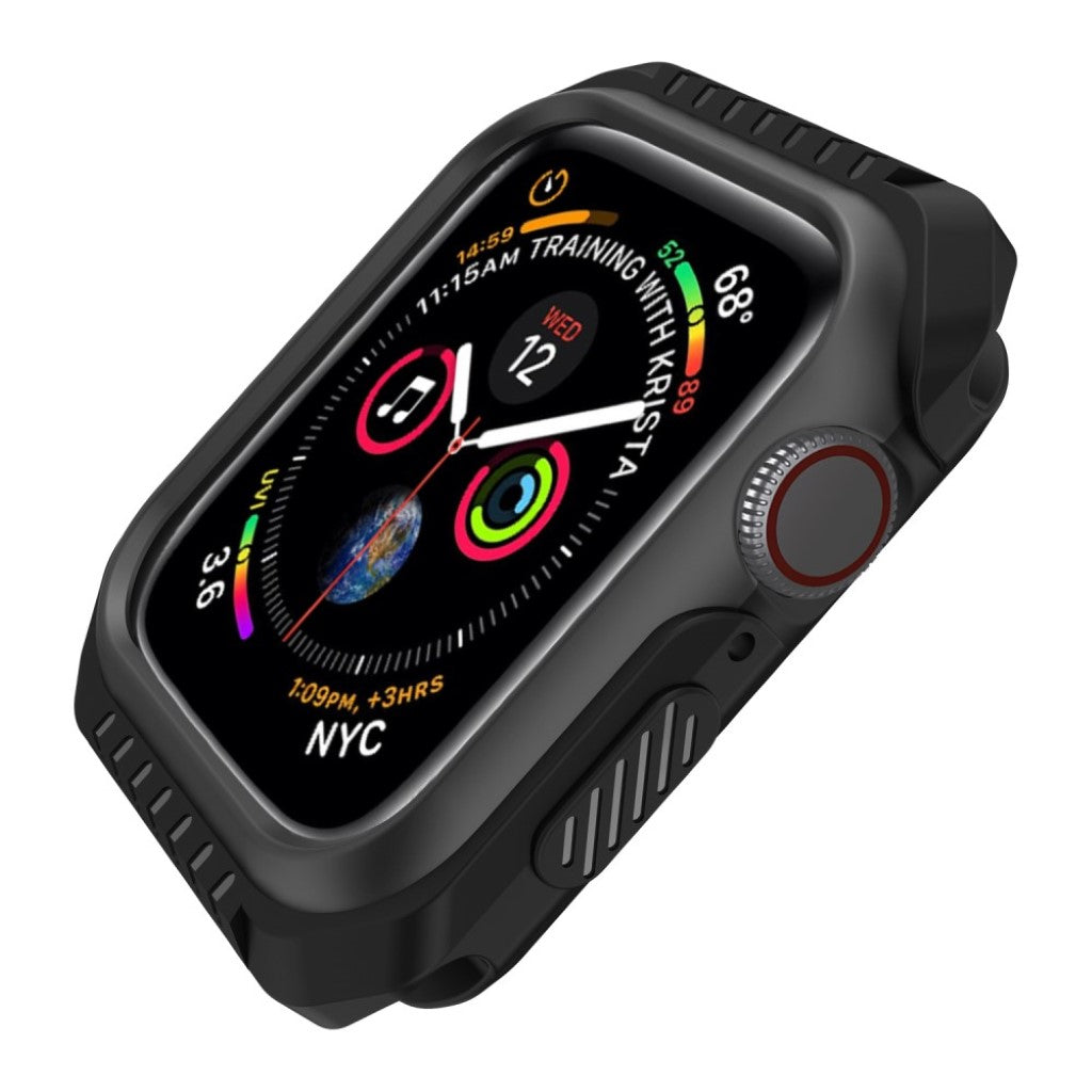 Apple Watch Series 4 40mm Fleksibel Silikone Bumper  - Sort#serie_8