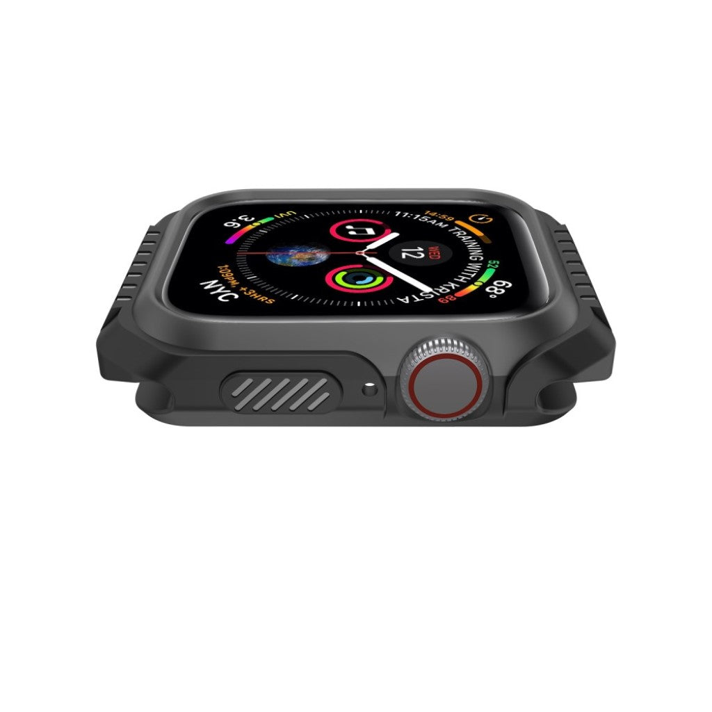 Apple Watch Series 4 40mm Fleksibel Silikone Bumper  - Sort#serie_8