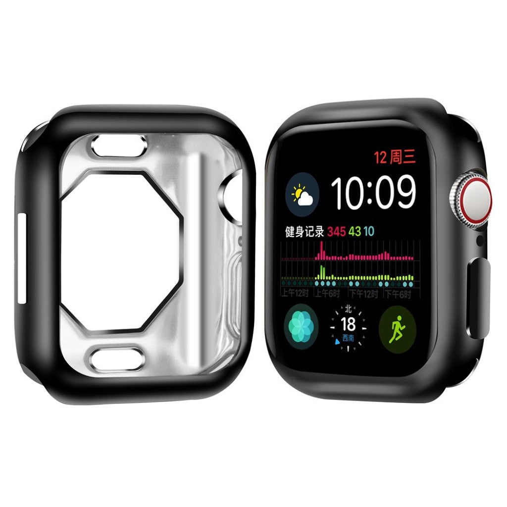 Meget Fed Apple Watch Series 4 40mm Silikone Cover - Sort#serie_1