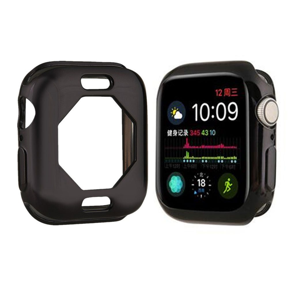 Meget Fed Apple Watch Series 4 40mm Silikone Cover - Sort#serie_1