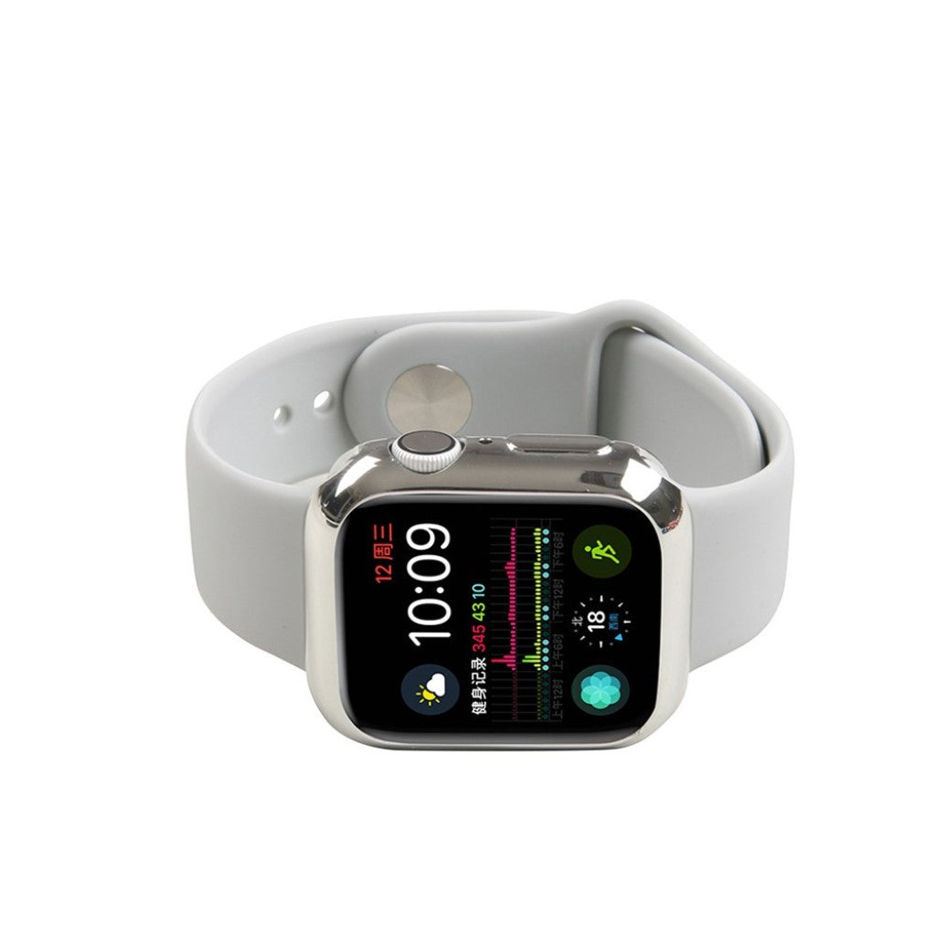 Meget Fed Apple Watch Series 4 40mm Silikone Cover - Sølv#serie_2