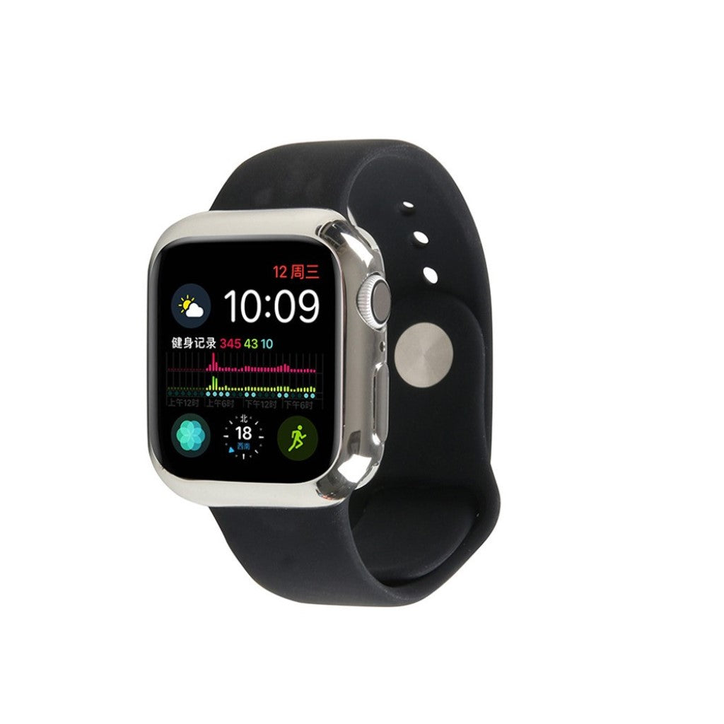 Meget Fed Apple Watch Series 4 40mm Silikone Cover - Sølv#serie_2