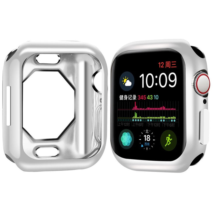 Meget Fed Apple Watch Series 4 40mm Silikone Cover - Sølv#serie_2