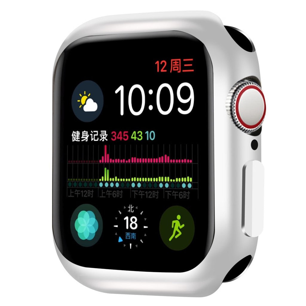 Meget Fed Apple Watch Series 4 40mm Silikone Cover - Sølv#serie_2