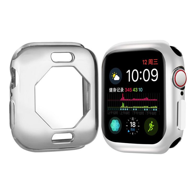 Meget Fed Apple Watch Series 4 40mm Silikone Cover - Sølv#serie_2