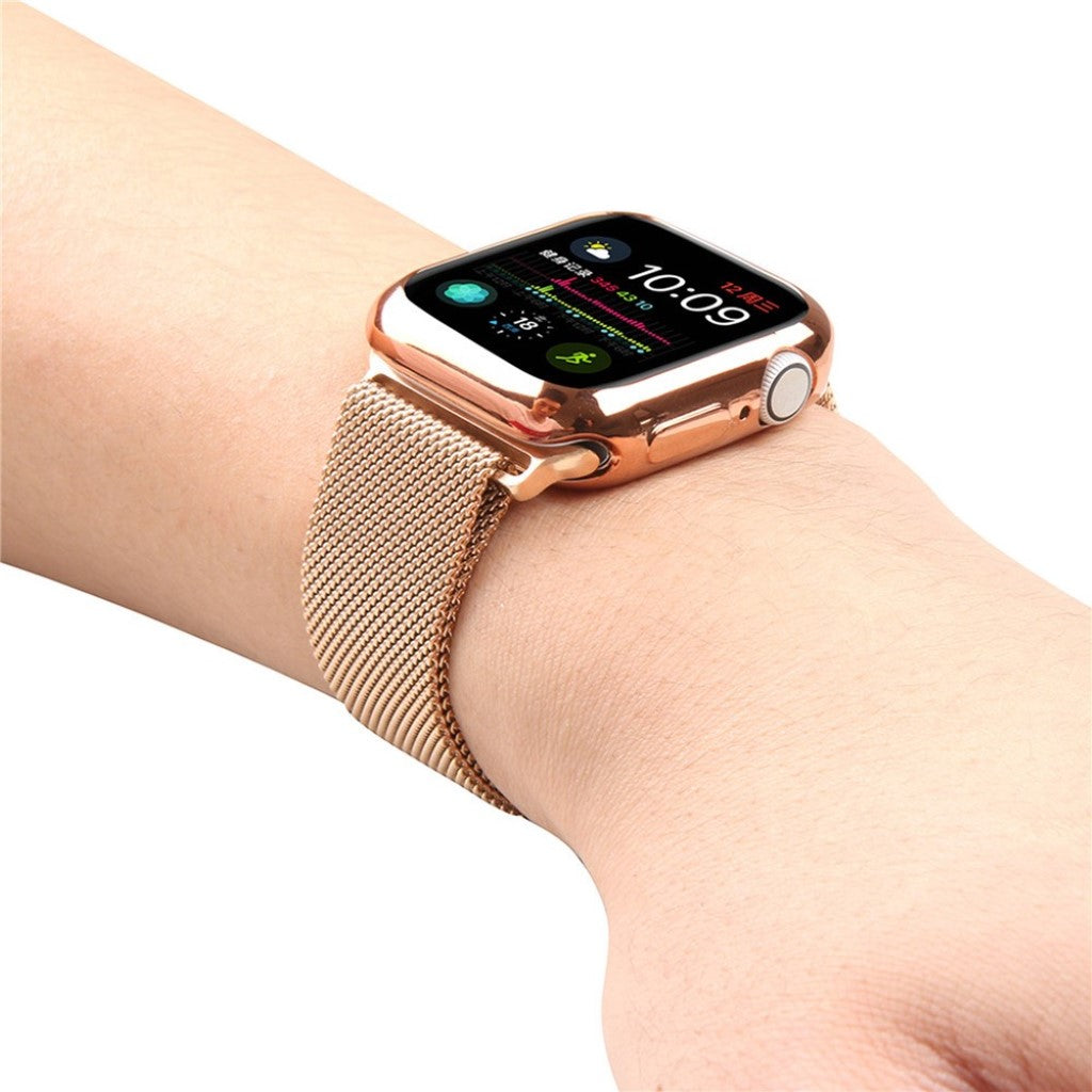 Meget Fed Apple Watch Series 4 40mm Silikone Cover - Guld#serie_6