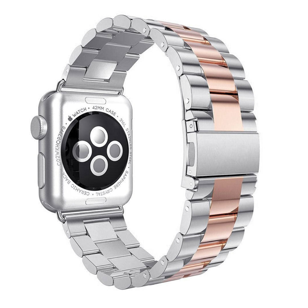 Stilren Apple Watch Series 4 40mm Metal Rem - Sølv#serie_3