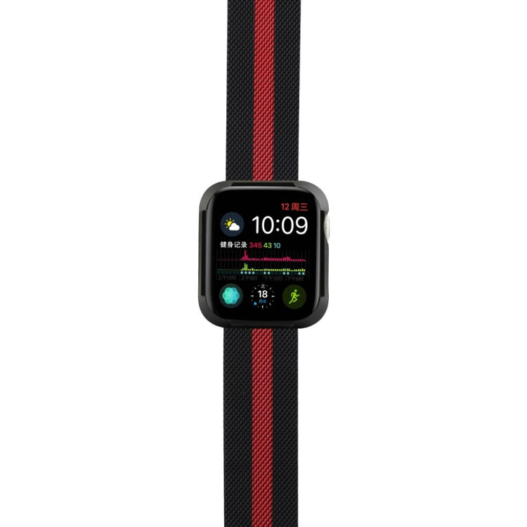 Flot Apple Watch Series 4 40mm Silikone Cover - Sort#serie_1