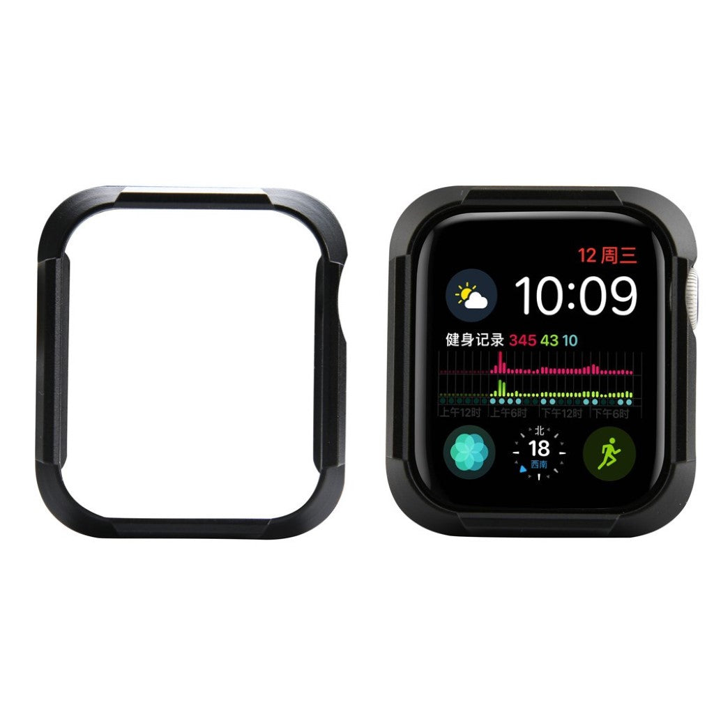 Flot Apple Watch Series 4 40mm Silikone Cover - Sort#serie_1