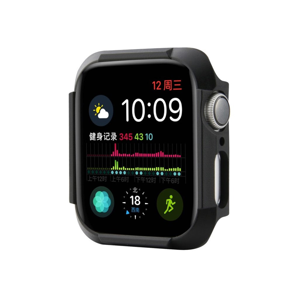 Flot Apple Watch Series 4 40mm Silikone Cover - Sort#serie_1