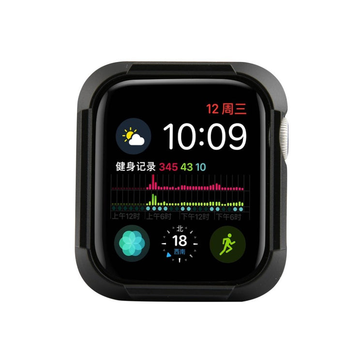 Flot Apple Watch Series 4 40mm Silikone Cover - Sort#serie_1