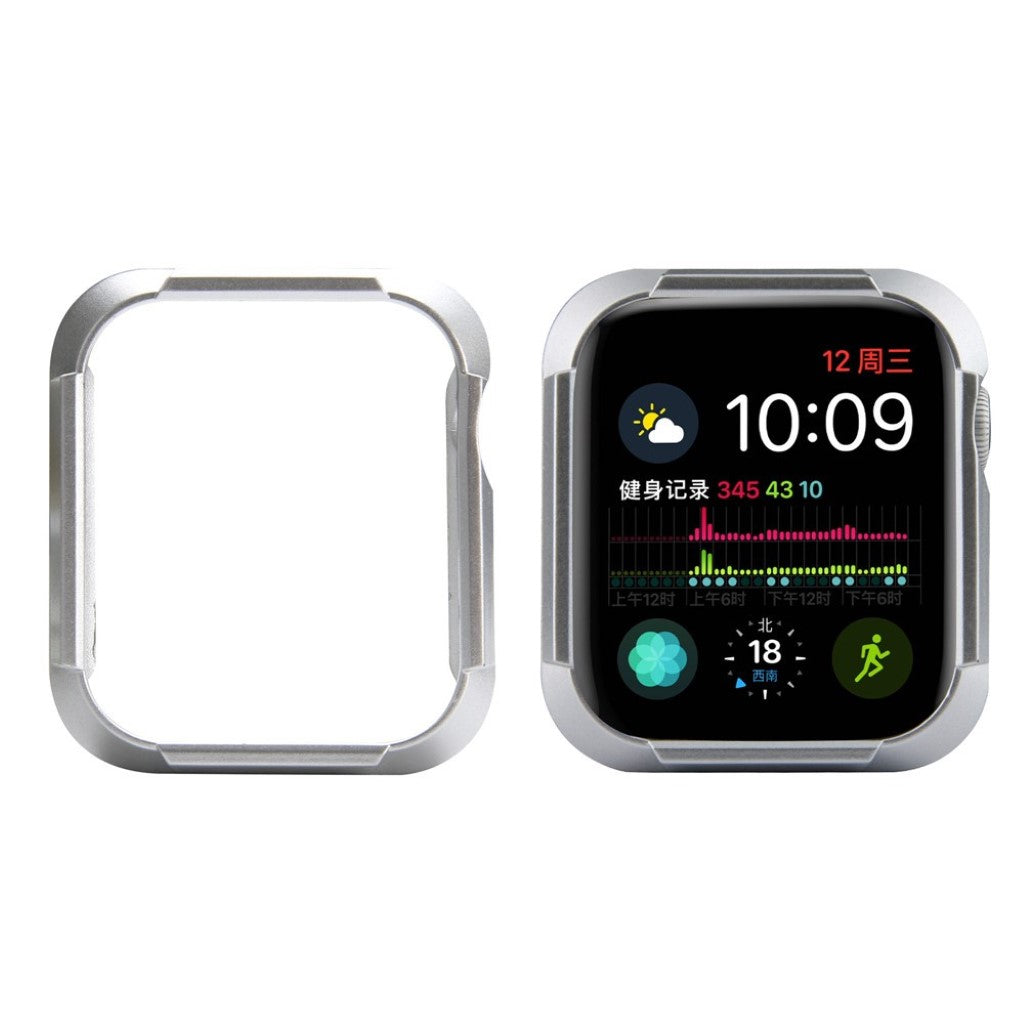 Flot Apple Watch Series 4 40mm Silikone Cover - Sølv#serie_2