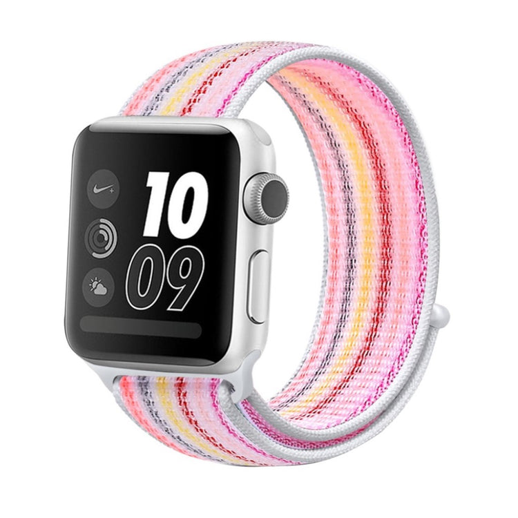 Meget sejt Apple Watch Series 4 40mm Nylon Rem - Pink#serie_10