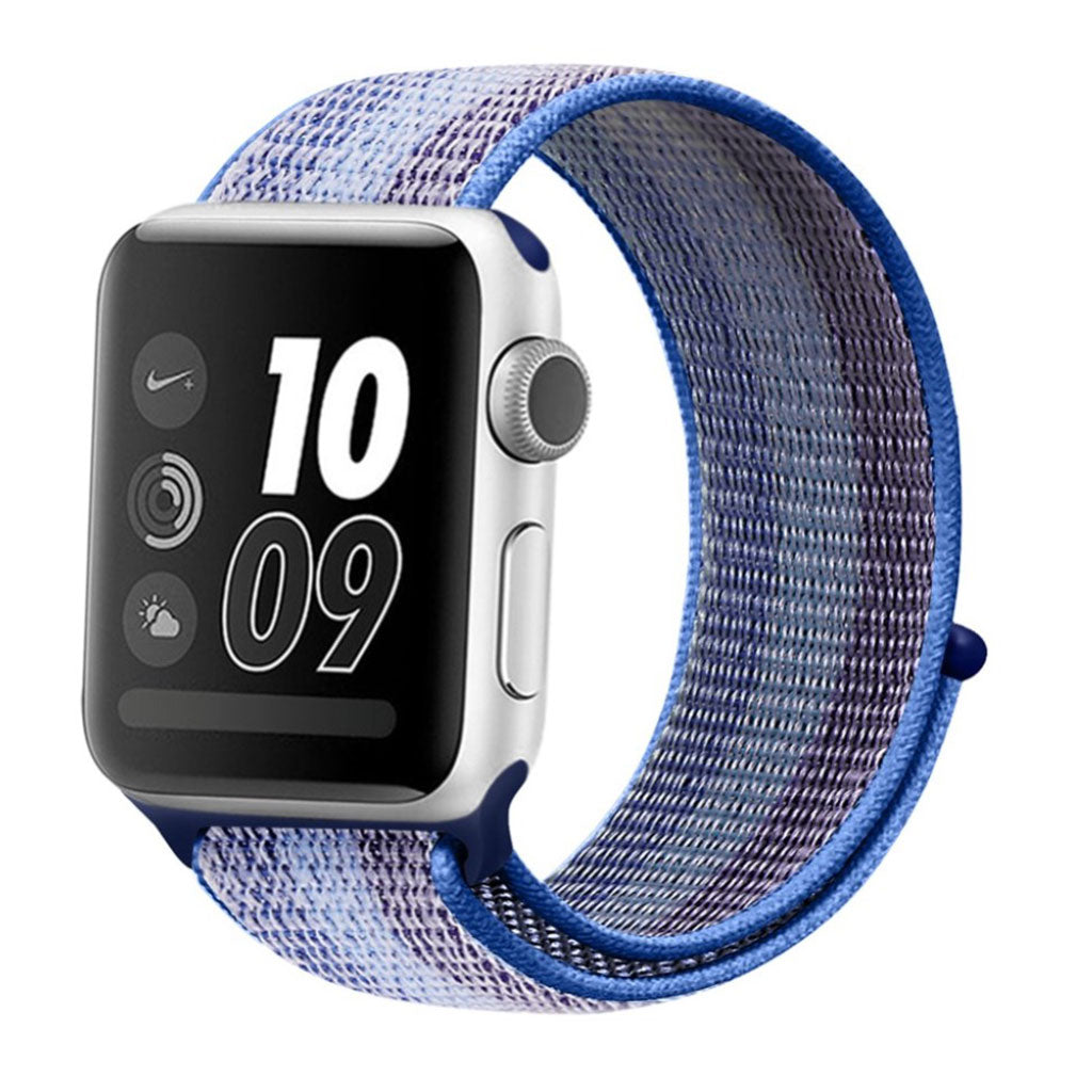 Meget sejt Apple Watch Series 4 40mm Nylon Rem - Blå#serie_7