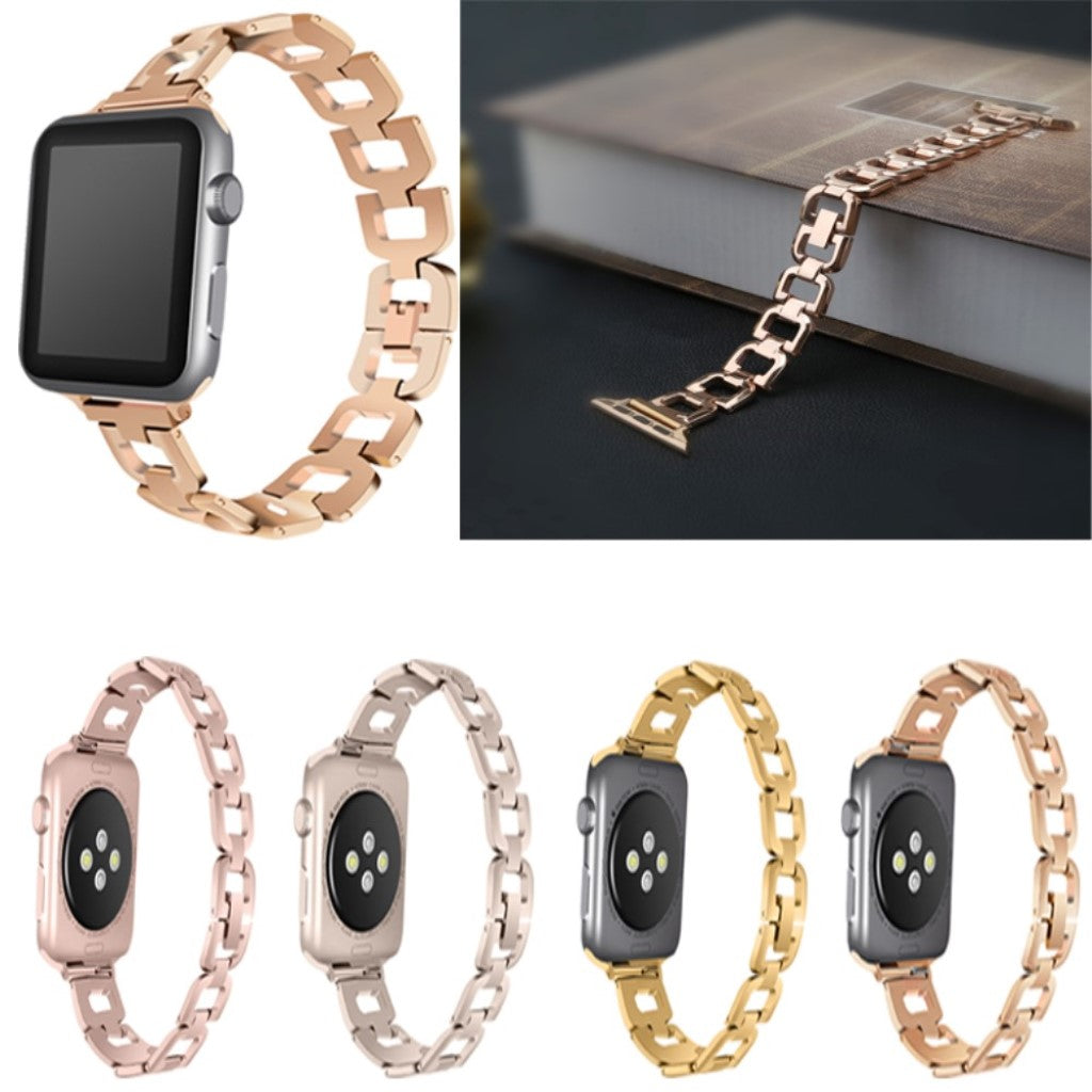 Meget komfortabel Apple Watch Series 4 40mm Metal Rem - Pink#serie_070