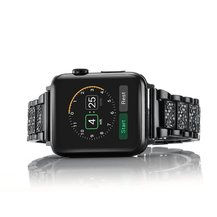 Helt vildt godt Apple Watch Series 4 40mm Metal Rem - Sort#serie_1