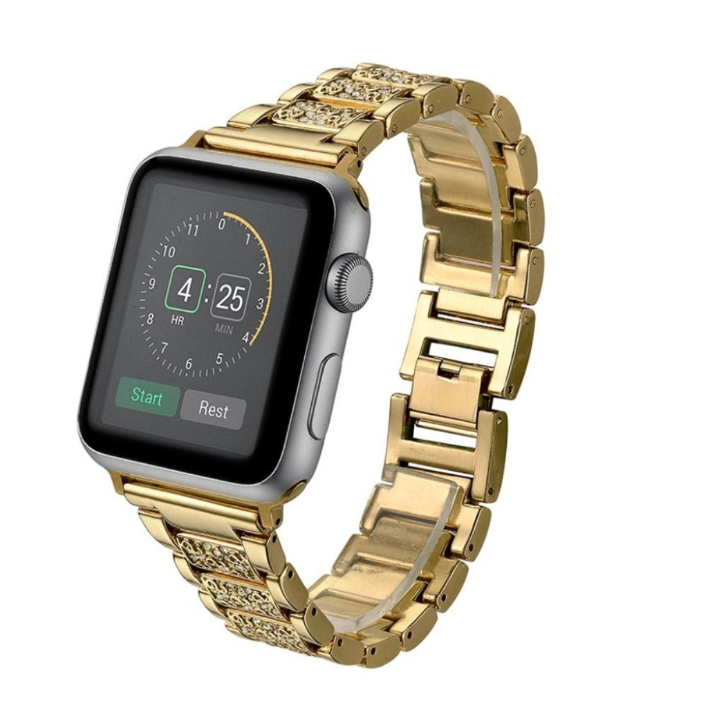 Helt vildt godt Apple Watch Series 4 40mm Metal Rem - Guld#serie_4