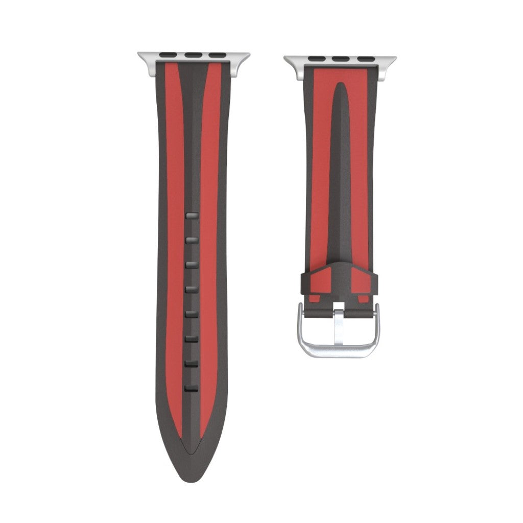 Rigtigt kønt Apple Watch Series 4 40mm Silikone Rem - Sort#serie_3