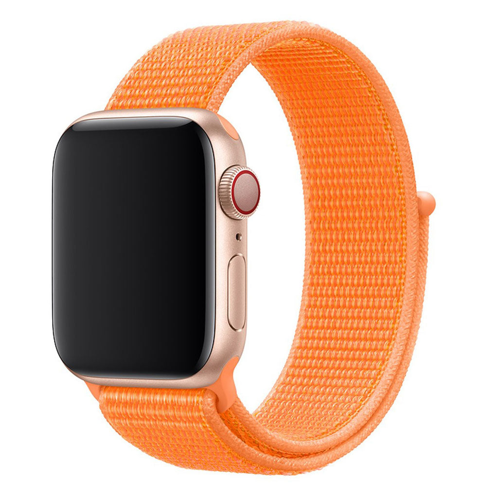 Rigtigt holdbart Apple Watch Series 4 40mm Nylon Rem - Orange#serie_2