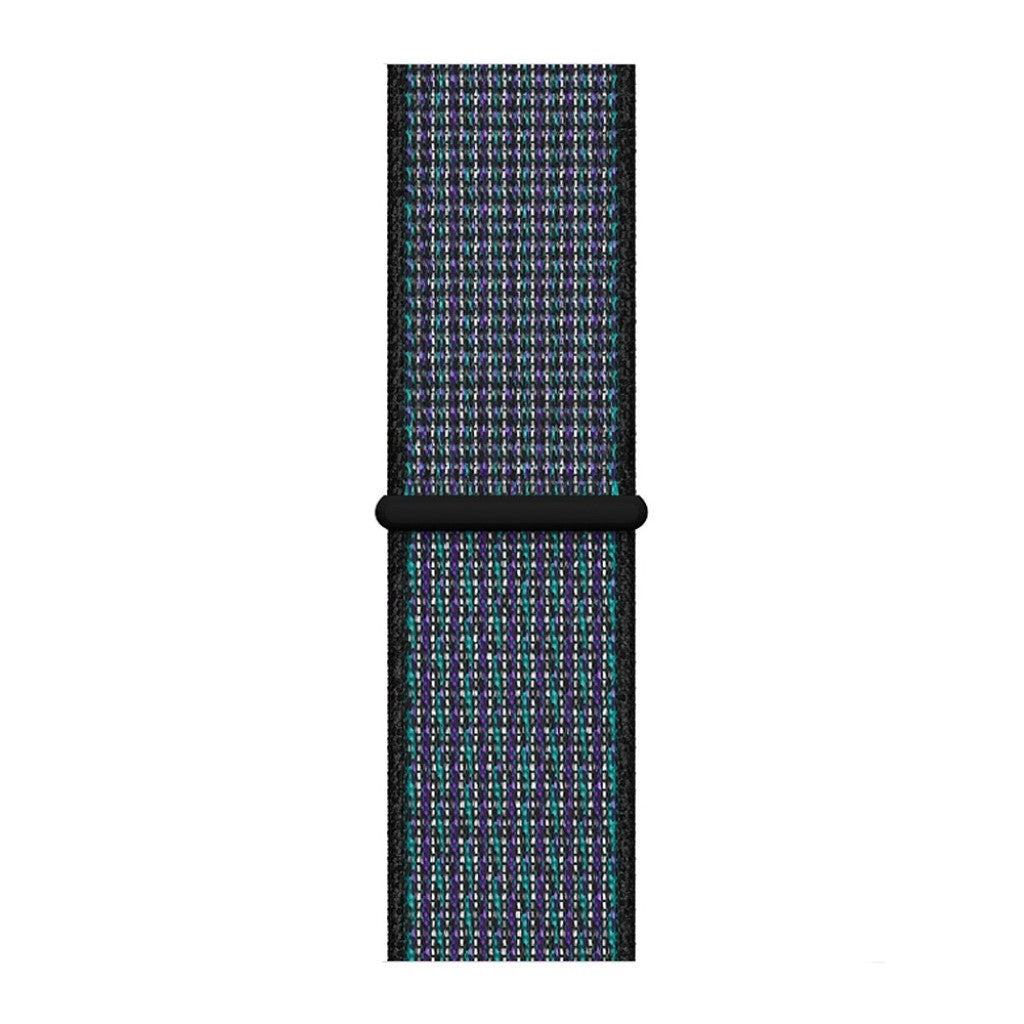 Rigtigt holdbart Apple Watch Series 4 40mm Nylon Rem - Blå#serie_3