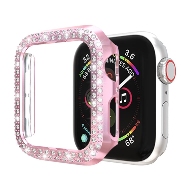 Vildt Godt Apple Watch Series 4 40mm Plastik og Rhinsten Cover - Pink#serie_3