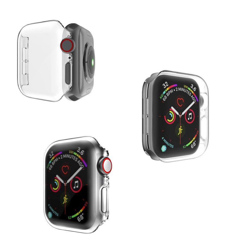 Fint Apple Watch Series 4 40mm Plastik Cover - Gennemsigtig#serie_2