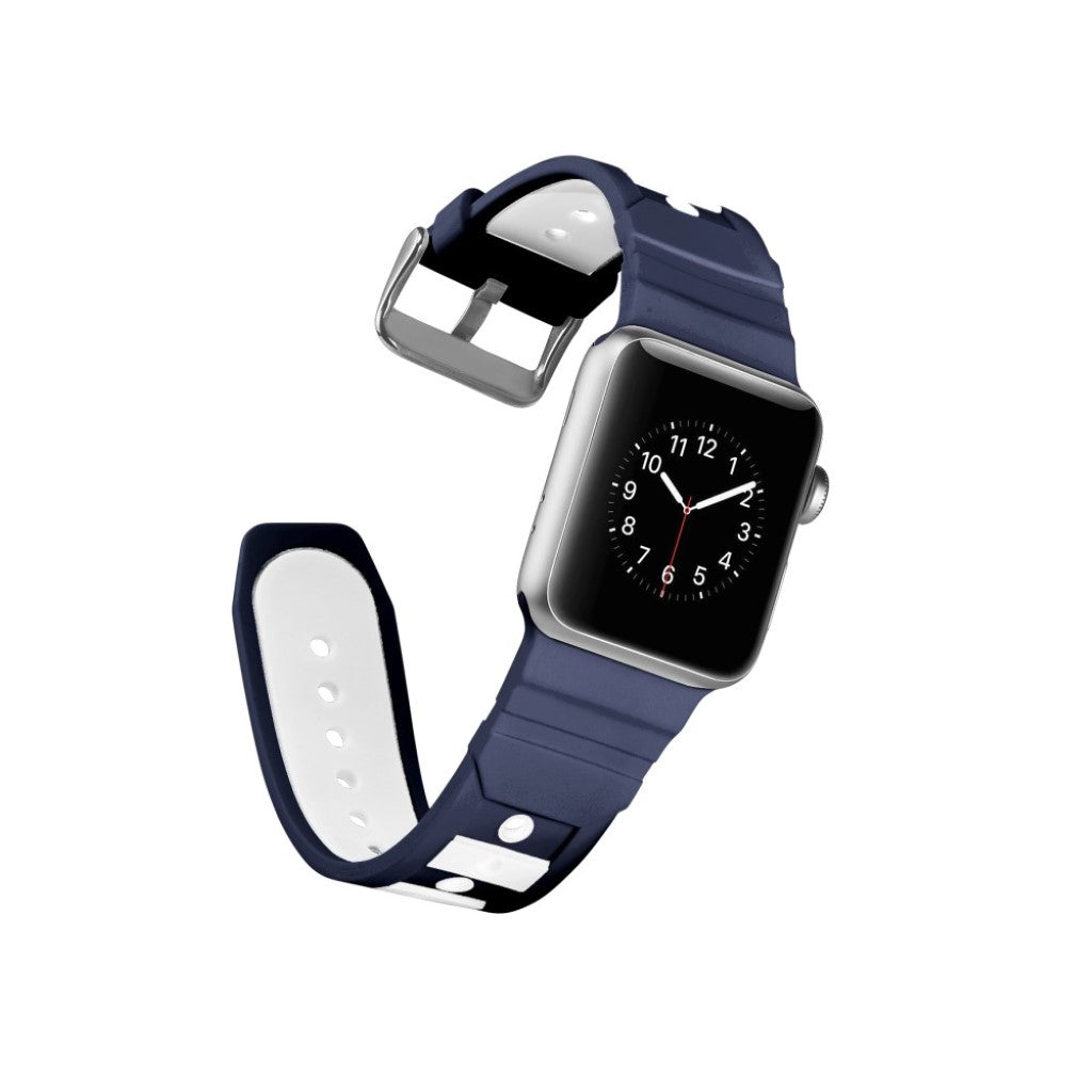 Super fed Apple Watch Series 4 44mm Silikone Rem - Flerfarvet#serie_1