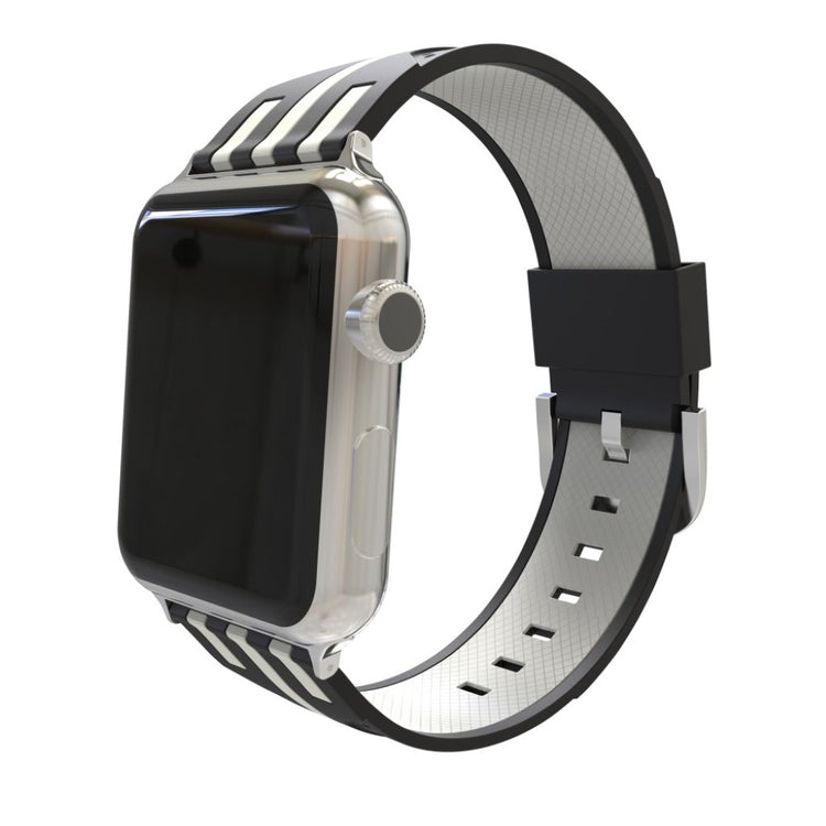 Meget pænt Apple Watch Series 4 44mm Silikone Rem - Flerfarvet#serie_8