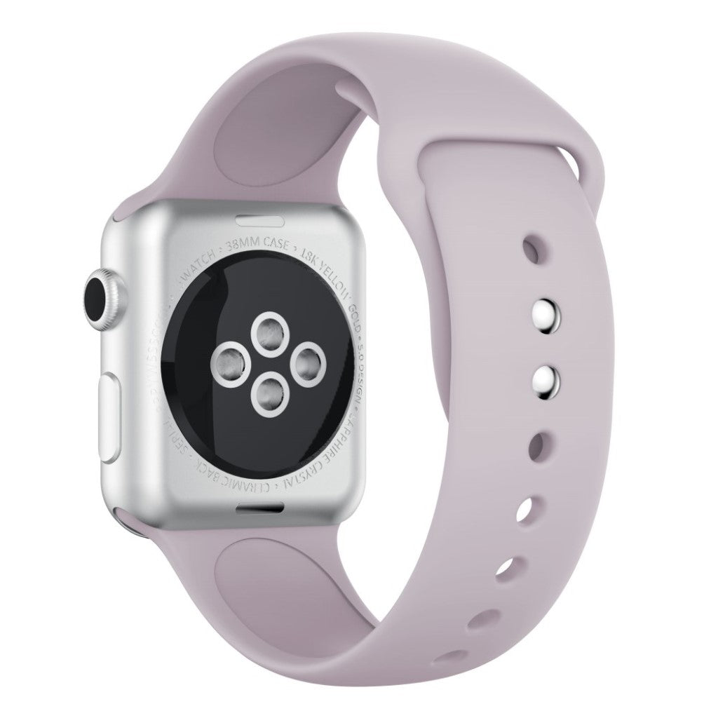 Super fantastisk Apple Watch Series 4 44mm Silikone Rem - Lilla#serie_13