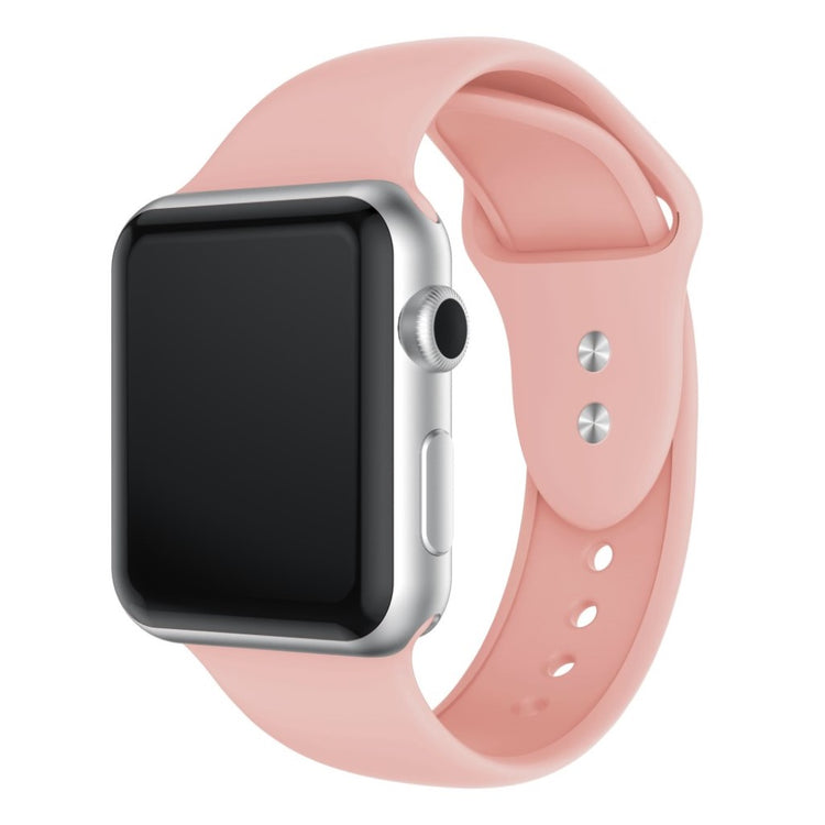 Super fantastisk Apple Watch Series 4 44mm Silikone Rem - Pink#serie_6