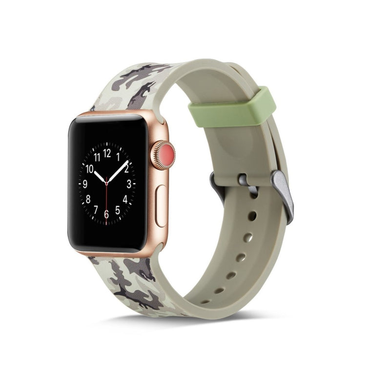 Super godt Apple Watch Series 4 44mm Silikone Rem - Sølv#serie_13