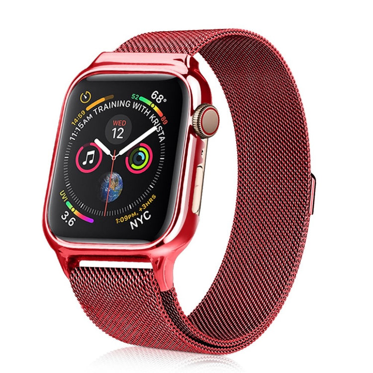 Glimrende Apple Watch Series 4 44mm Metal Rem - Rød#serie_3