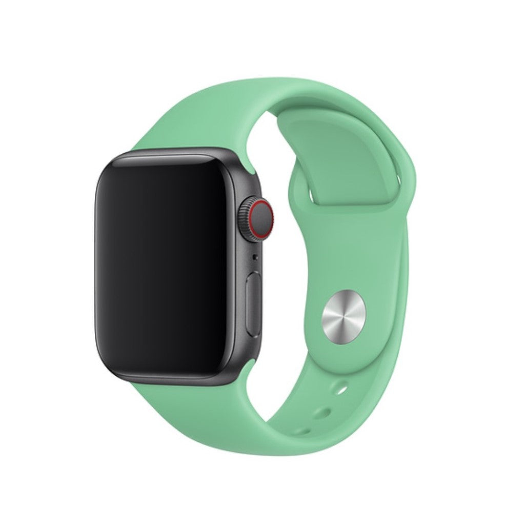 Super skøn Apple Watch Series 4 44mm Silikone Rem - Grøn#serie_15