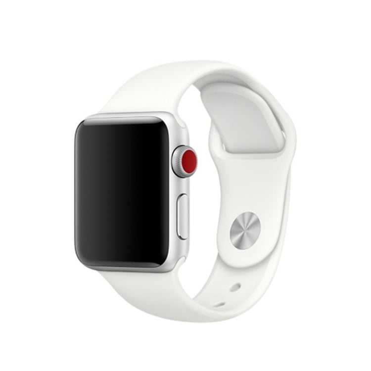 Super skøn Apple Watch Series 4 44mm Silikone Rem - Hvid#serie_3