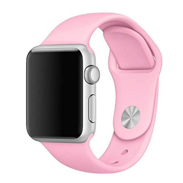 Helt vildt hårdfør Apple Watch Series 4 44mm Silikone Rem - Pink#serie_8