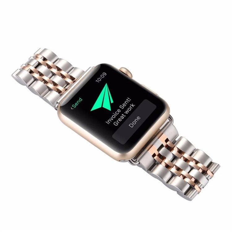 Super fint Apple Watch Series 4 44mm Metal Rem - Sølv#serie_3