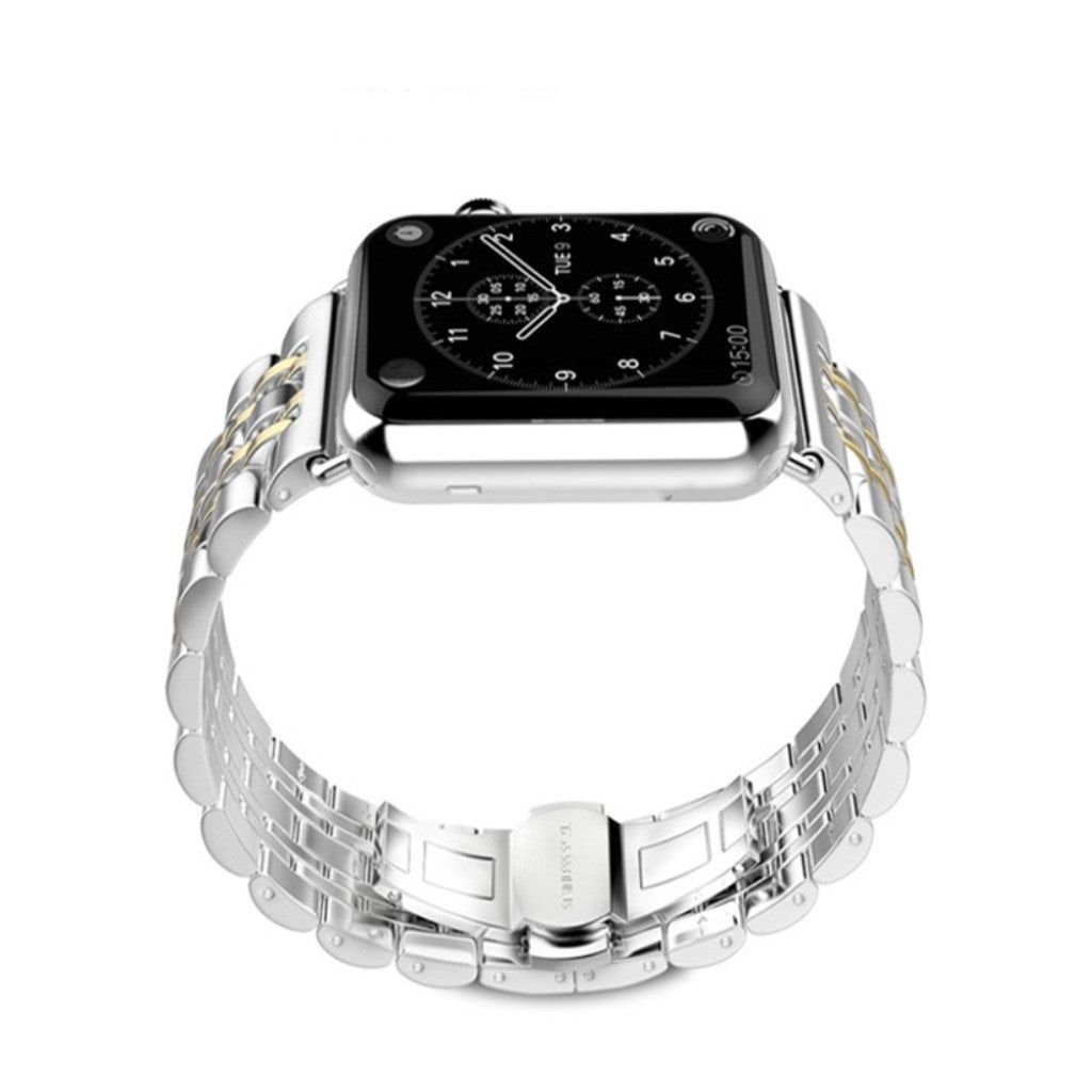 Super fint Apple Watch Series 4 44mm Metal Rem - Sølv#serie_4