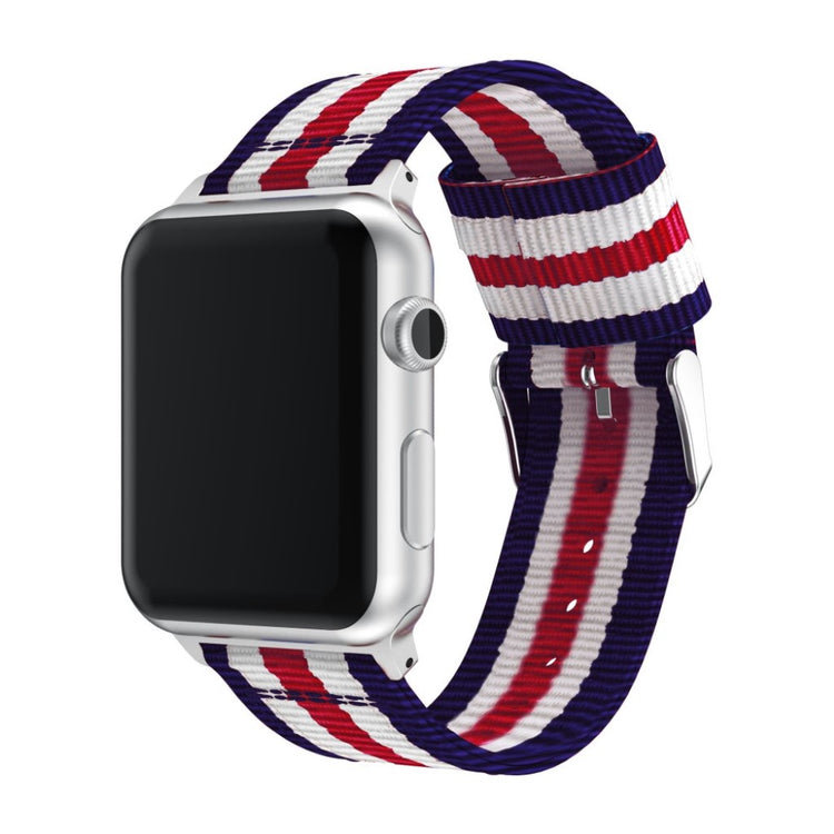 Rigtigt holdbart Apple Watch Series 4 44mm Nylon Rem - Flerfarvet#serie_2