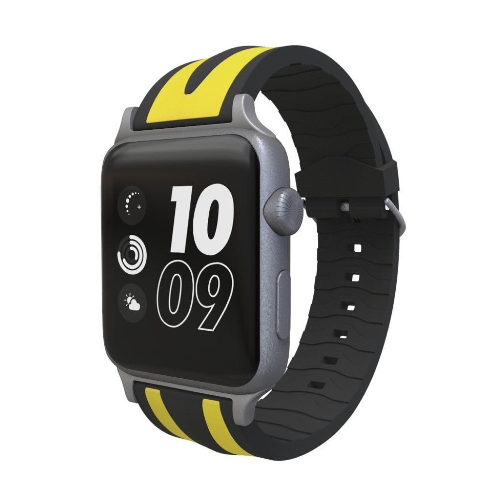 Super fantastisk Apple Watch Series 4 44mm Silikone Rem - Sort#serie_5