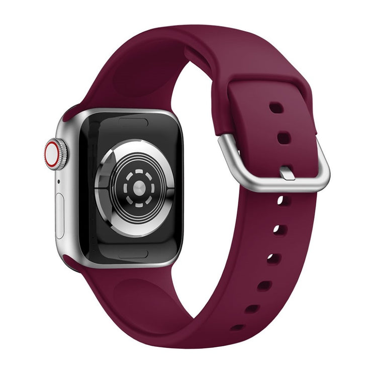Vildt holdbart Apple Watch Series 5 40mm Silikone Rem - Rød#serie_5
