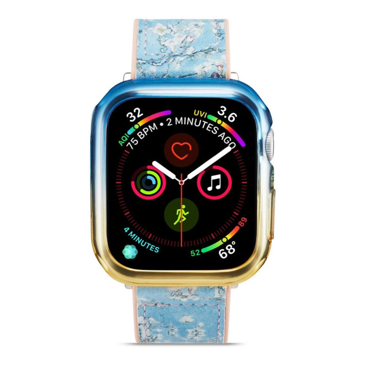 Rigtigt Fint Apple Watch Series 5 40mm Silikone Cover - Gul#serie_3