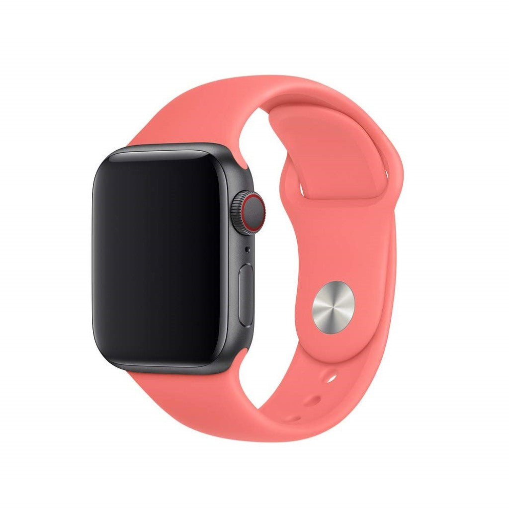  Apple Watch Series 5 44mm / Apple Watch 40mm Silikone Rem - Pink#serie_2