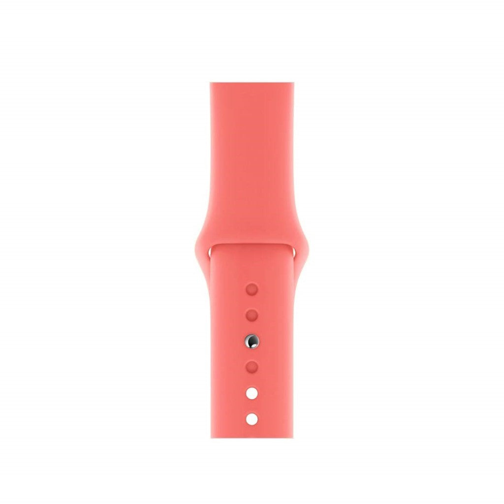  Apple Watch Series 5 44mm / Apple Watch 40mm Silikone Rem - Pink#serie_2