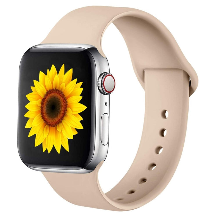  Apple Watch Series 5 44mm / Apple Watch 40mm Silikone Rem - Brun#serie_3