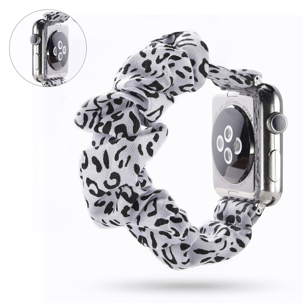 Super fed Apple Watch Series 5 40mm Nylon Rem - Hvid#serie_2