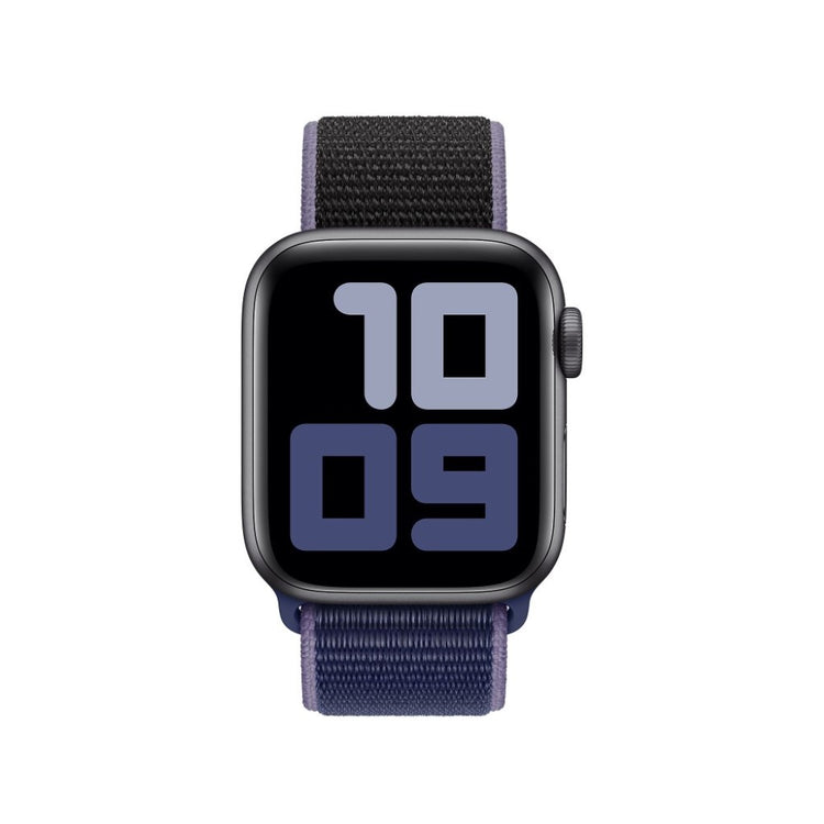 Super elegant Apple Watch Series 5 40mm Nylon Rem - Blå#serie_1