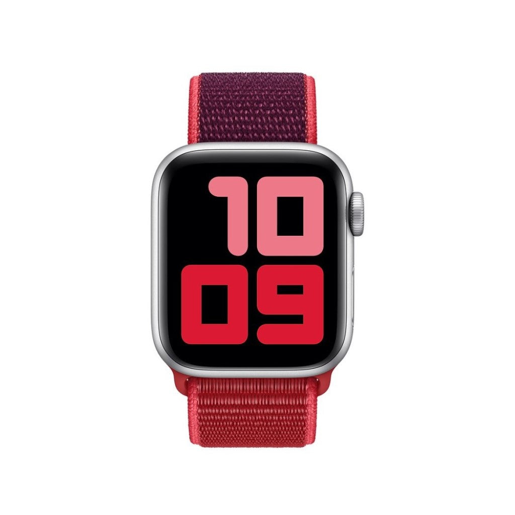 Super elegant Apple Watch Series 5 40mm Nylon Rem - Rød#serie_4