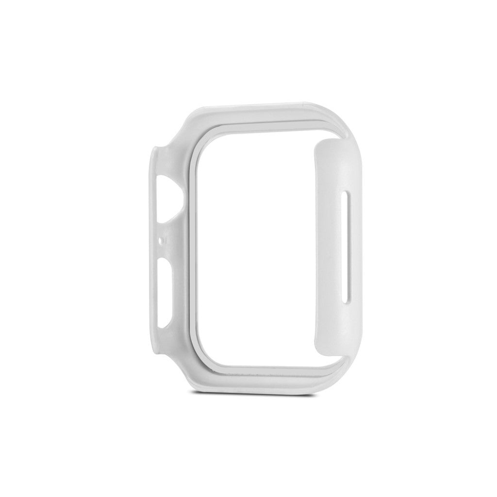 Apple Watch Series 5 40mm / Apple Watch 40mm Mat Plastik Bumper  - Hvid#serie_2