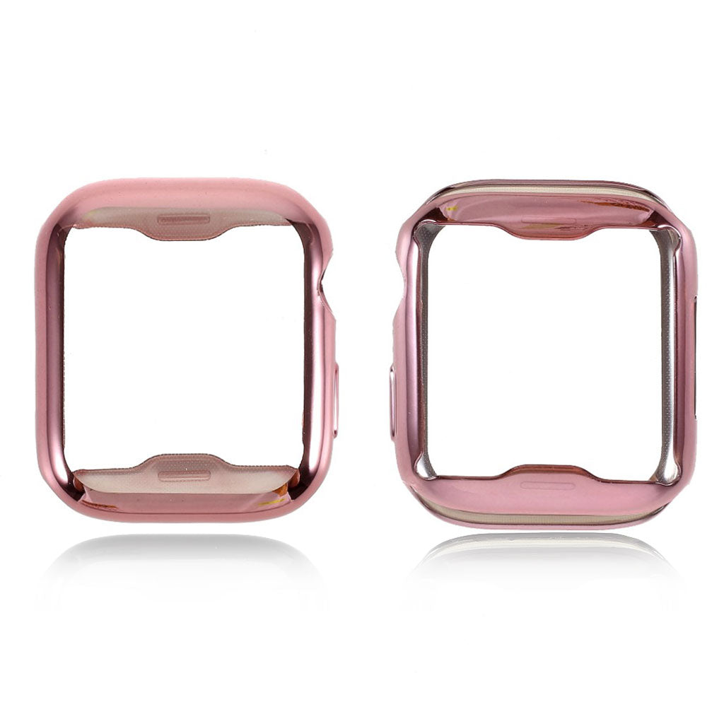 Universal Apple  Silikone og Glas Bumper  - Pink#serie_2